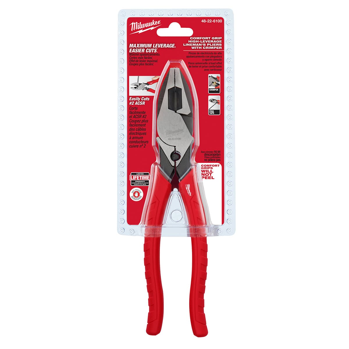 Alicate Universal 9 PuLG Milwaukee Crimpeador 48-22-6100