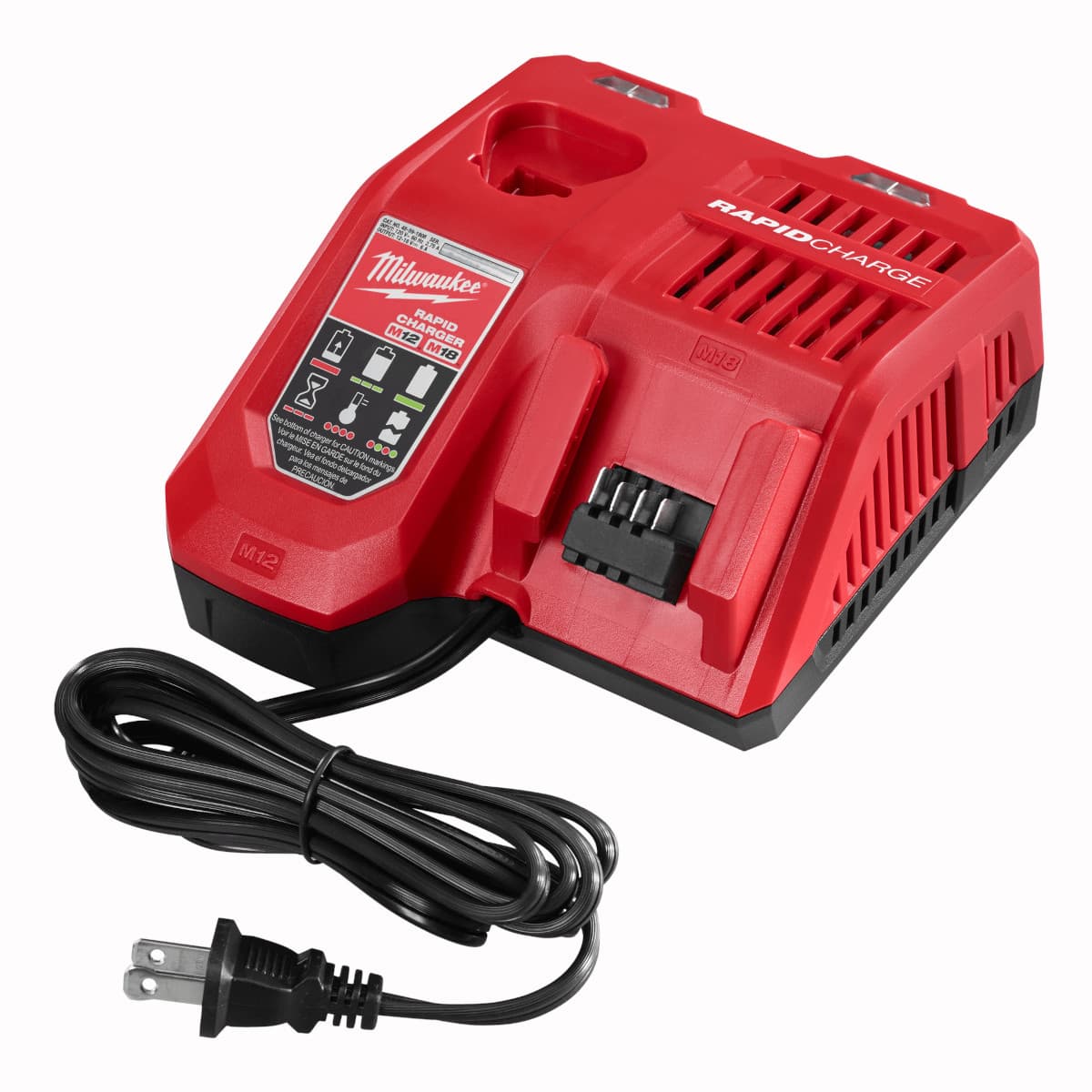 Milwaukee Cargador M18 - M12 Carga Rapida (220v Adaptado)