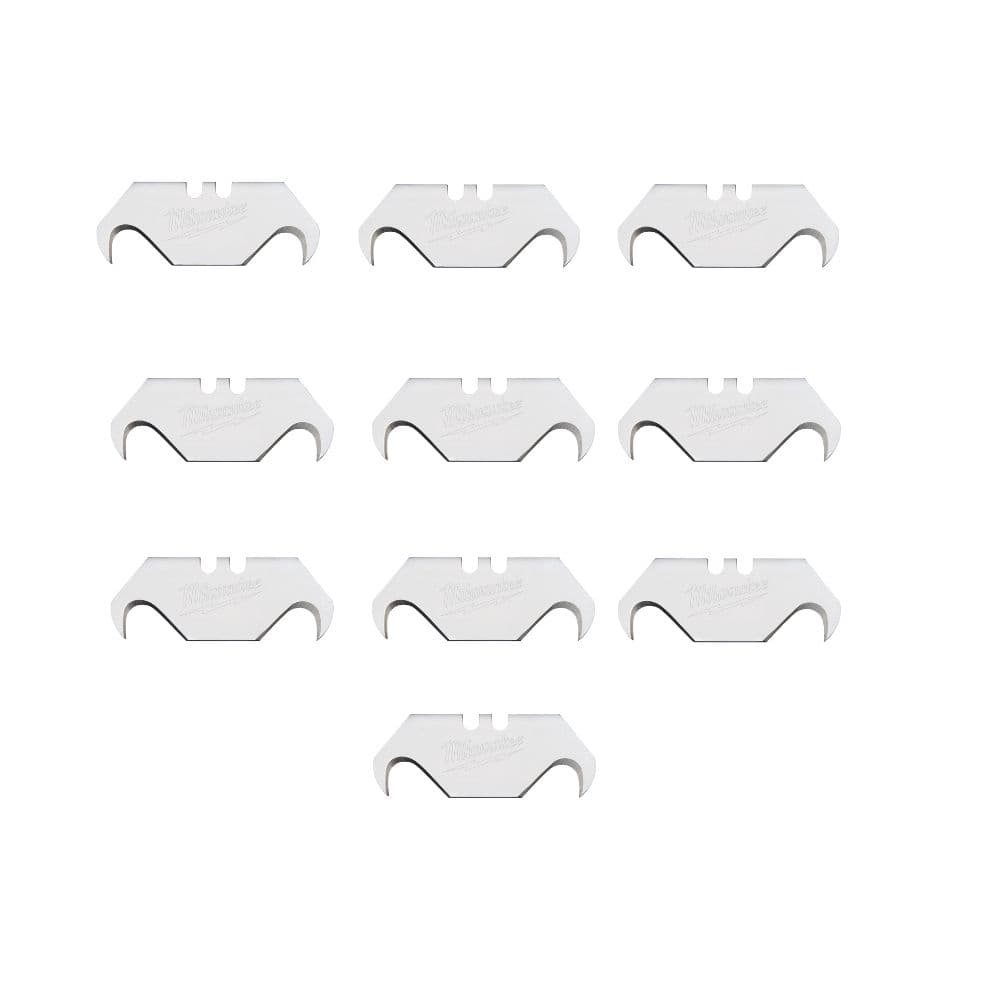 Hoja Cuchillo Cartonero Gancho Pack10 Milwaukee