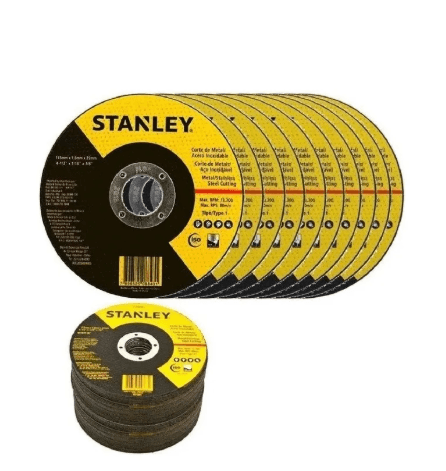 Disco Corte 4 1/2 X 1.0mm Stanley PACK DE 25